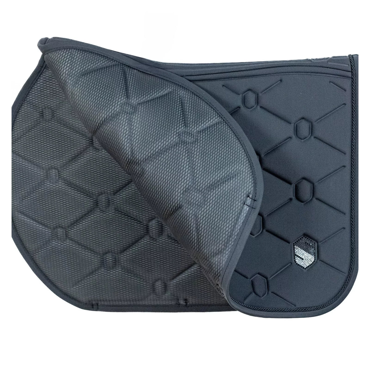 Samshield Spineshield Jump Swarovski Saddle Pad - Dark Forest