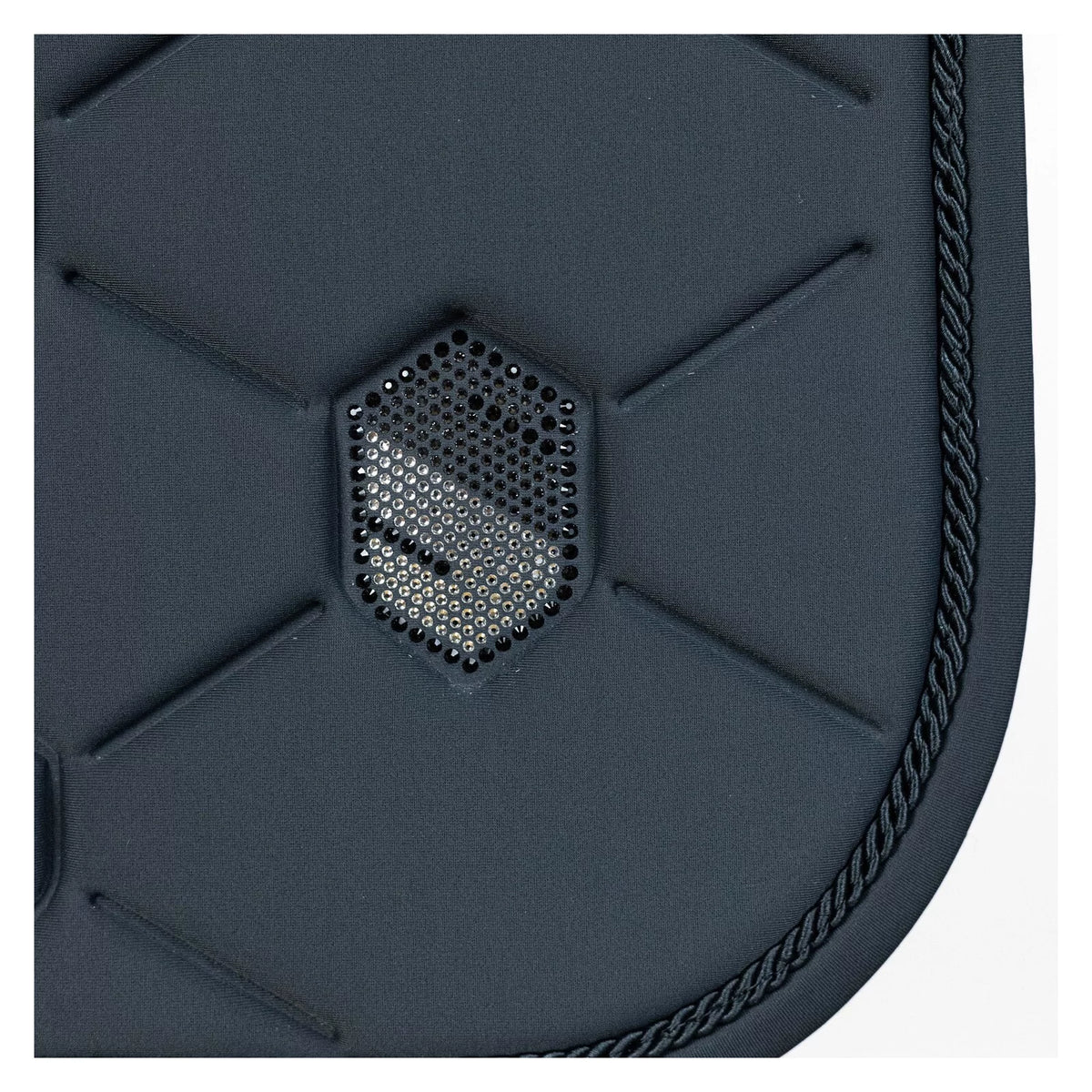 Samshield Spineshield Jump Swarovski Saddle Pad - Dark Forest