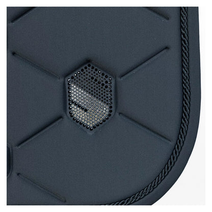 Samshield Spineshield Jump Swarovski Saddle Pad - Dark Forest