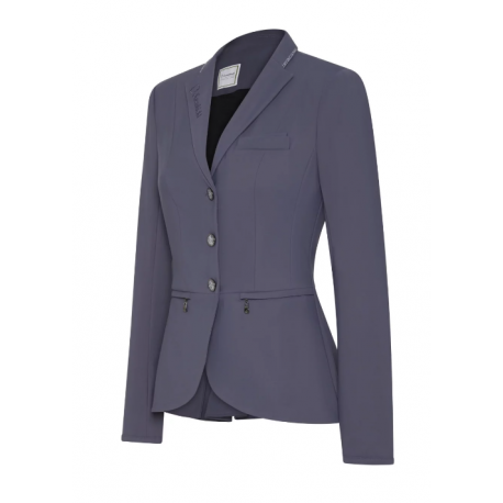 Samshield Victorine Crystal Fabric Womens Competition Jacket - Slate Grey
