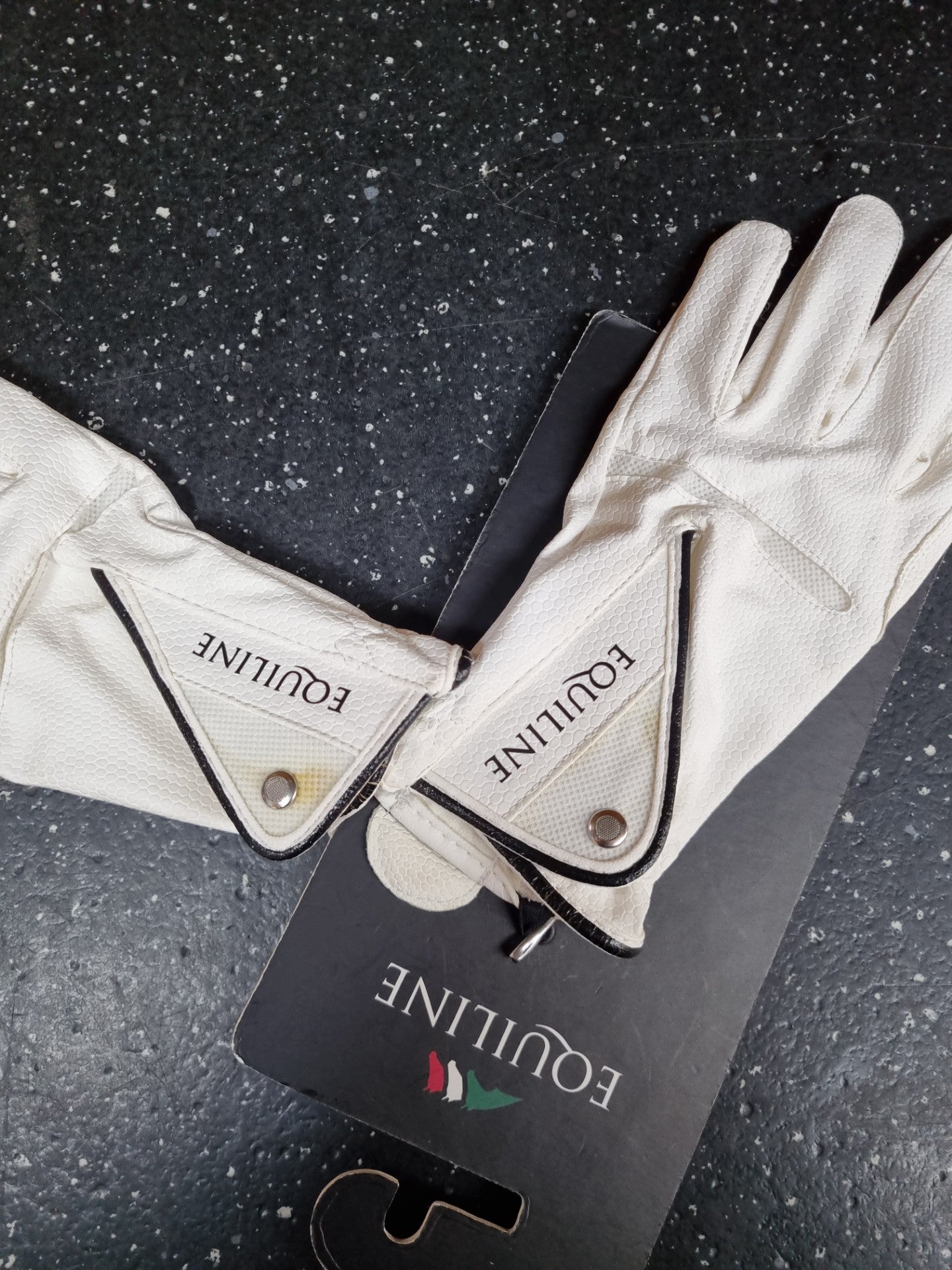 Equiline White Unisex X-Glove - Sale Bin!