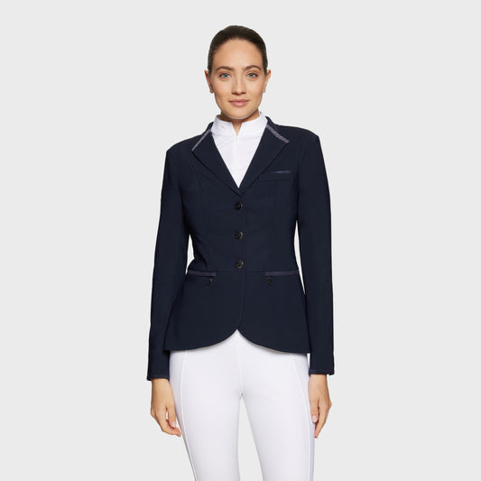 Samshield Victorine Crystal Fabric Womens Competition Jacket - Navy