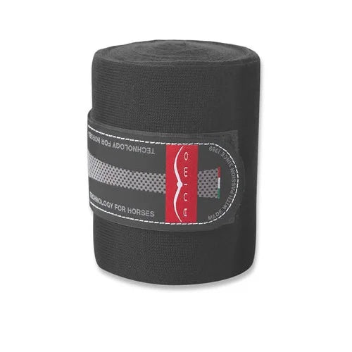Animo Web Stable Bandages - 4 MT - Pack of 2 - Red