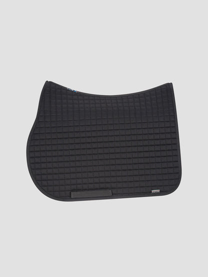Equiline Quadro Plain Saddle Blanket  - white Jumping Full