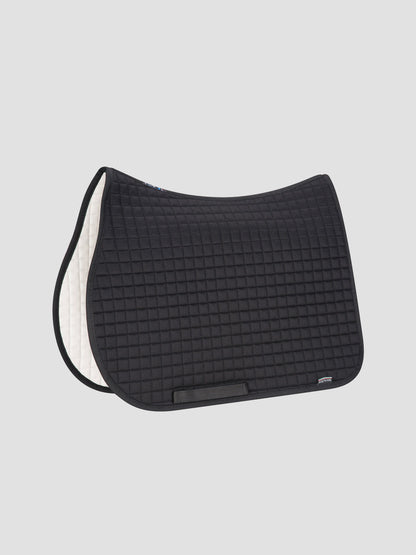 Equiline Quadro Plain Saddle Blanket  - white Jumping Full