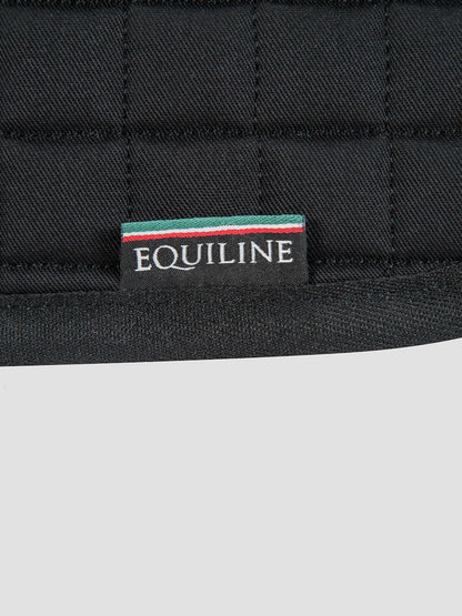 Equiline Quadro Plain Saddle Blanket  - white Jumping Full