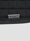 Equiline Quadro Plain Saddle Blanket  - Black Jumping Full