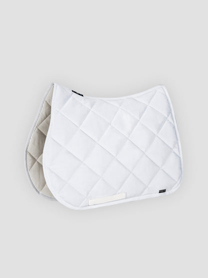 Equiline Plain New Rombo Saddle Blanket - Black Dressage
