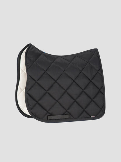 Equiline Plain New Rombo Saddle Blanket - Black Dressage