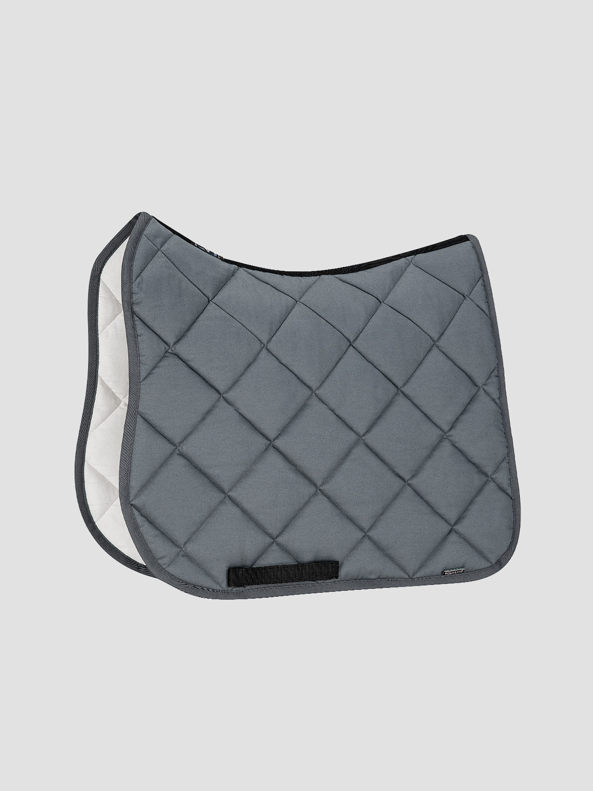 Equiline Plain New Rombo Saddle Blanket - Black Dressage