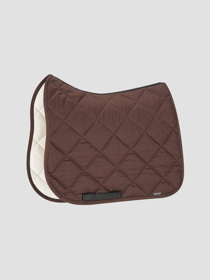 Equiline Plain New Rombo Saddle Blanket - Black Dressage