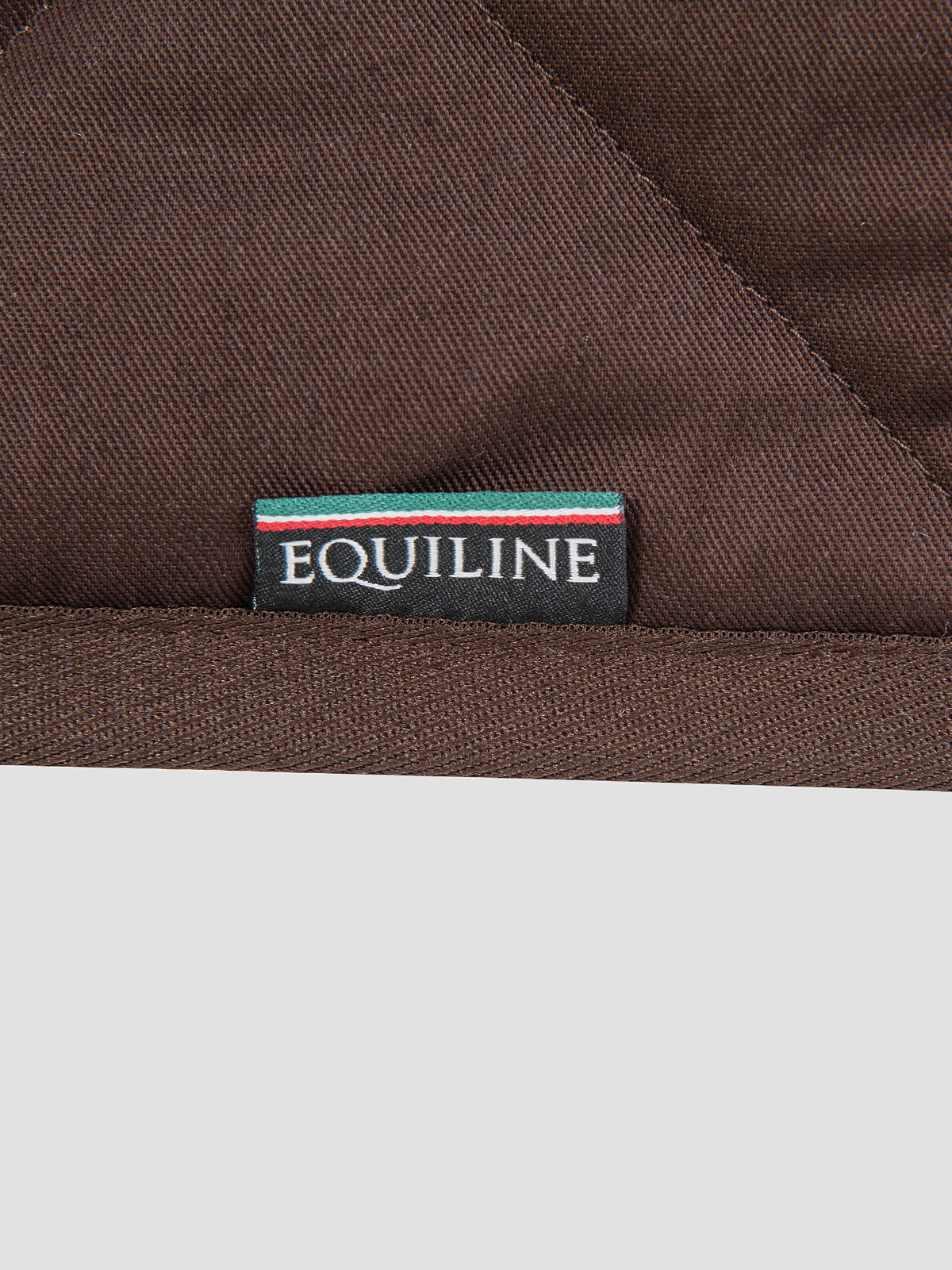 Equiline Plain New Rombo Saddle Blanket - Black Dressage