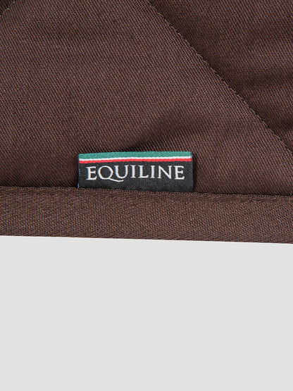 Equiline Plain New Rombo Saddle Blanket - Black Dressage