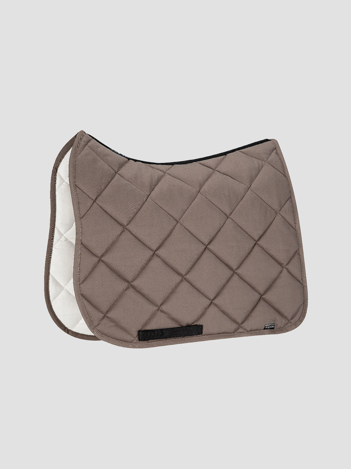 Equiline Plain New Rombo Saddle Blanket - Black Dressage