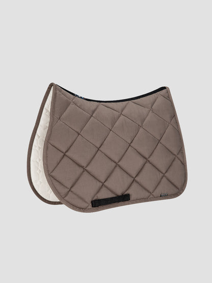 Equiline Plain New Rombo Saddle Blanket - Black Dressage