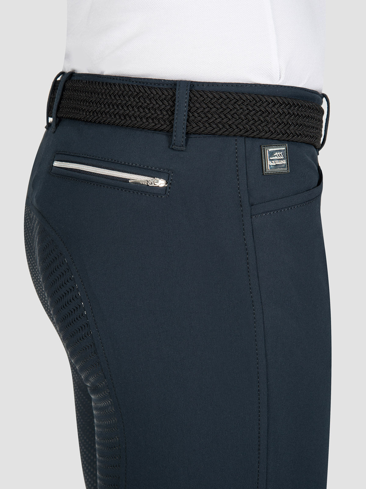 Equiline Walnut Mens X-Grip Full Seat IT 52 - White