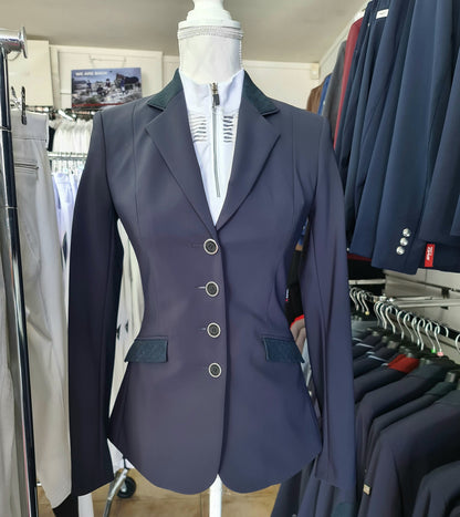 Equiline Florence Womens Competition Jacket - Navy IT 36 / NZ 4