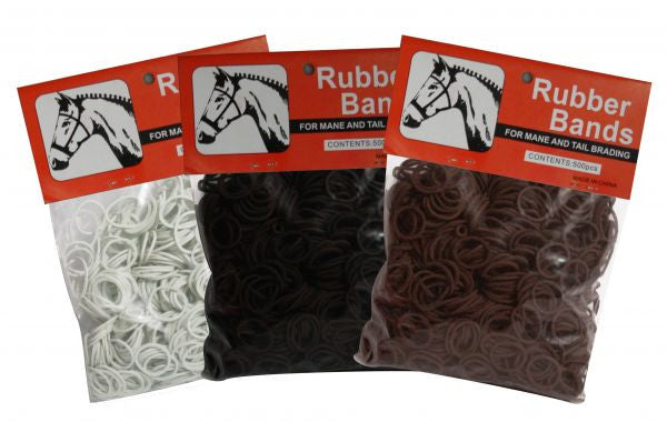 Rubber Bands For Mane and Tail Braiding