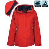 Thomas Cook Womens Jane Waterproof Jacket Red/Navy
