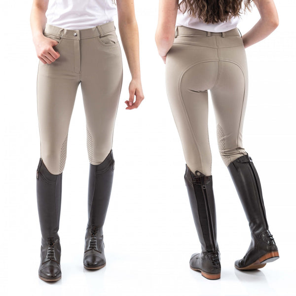 John Whitaker CLAYTON LADIES BREECHES WITH SILICONE GRIP KNEE PATCHES