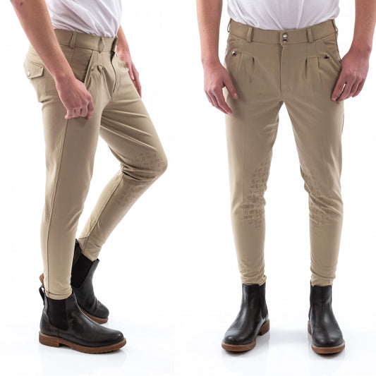 John Whitaker Mens Breeches with Silicone Knee grip