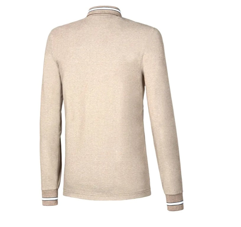 Equiline Egord Long Sleeve Mens Polo