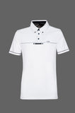 Equiline Linden Mens Competition Polo - White XX Large