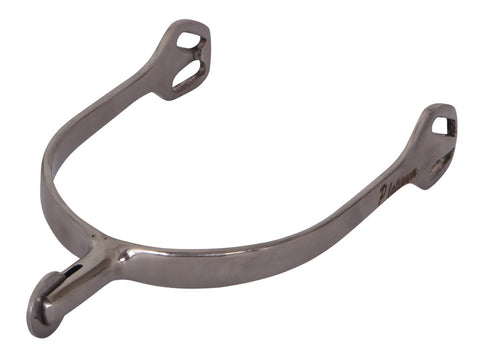 Platinum Smooth Rowel Spur