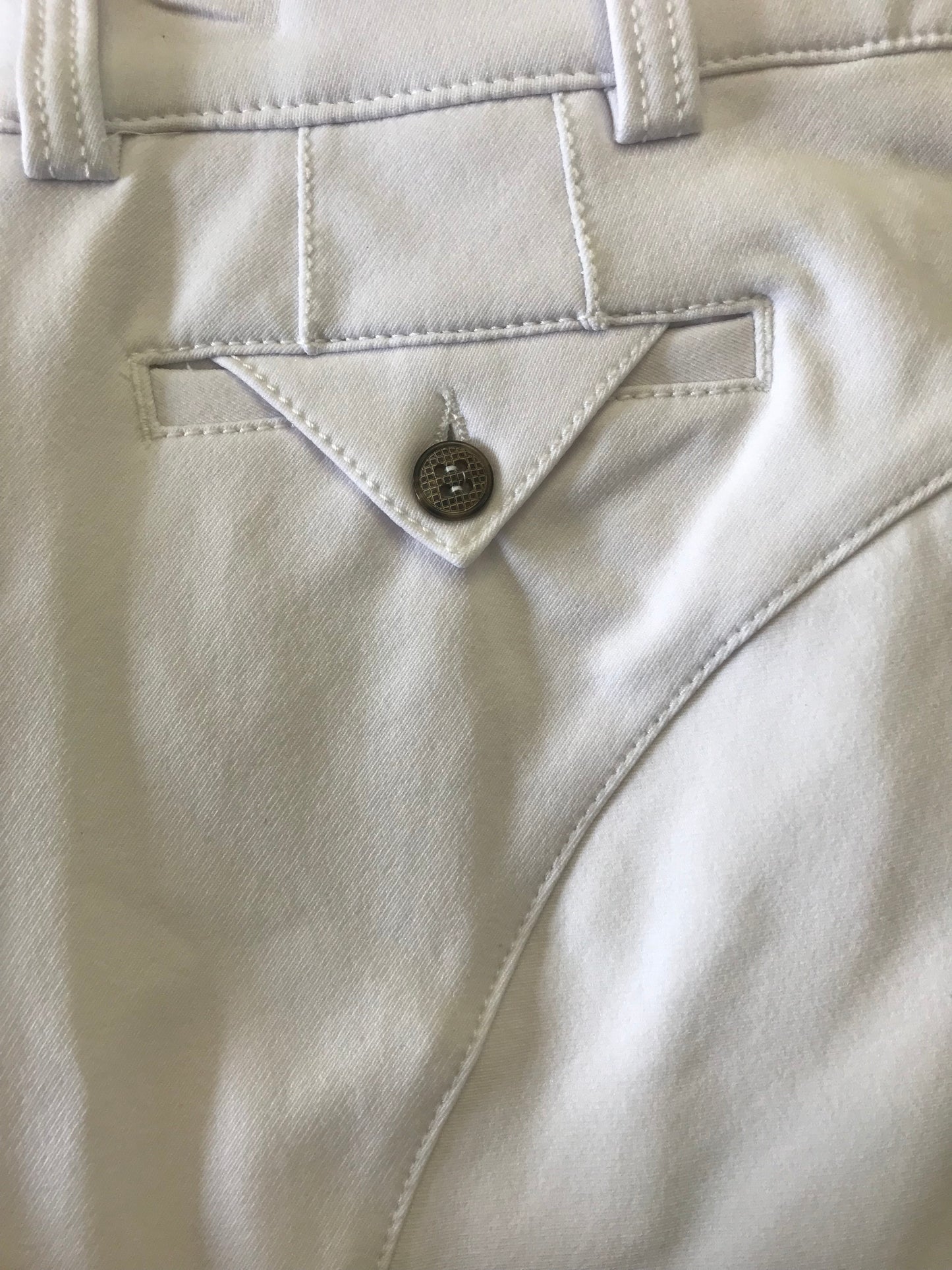 Animo Muschio Mens White Breeches