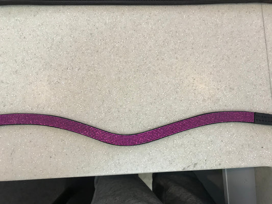 Otto Schumacher Finest Crystal Browband - Pink Full