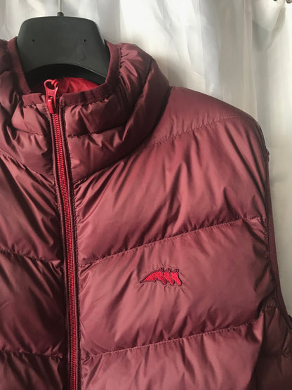 Equiline Jose Womens Down Vest- Burgundy X-Large