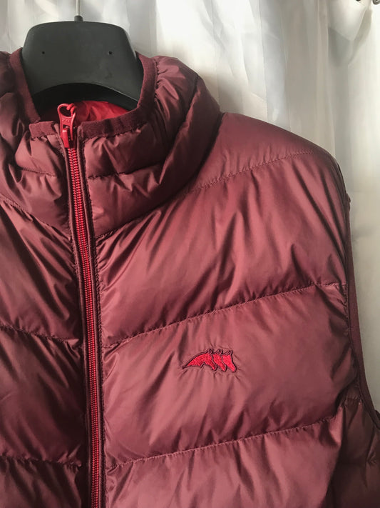 Equiline Jose Womens Down Vest- Burgundy X-Large