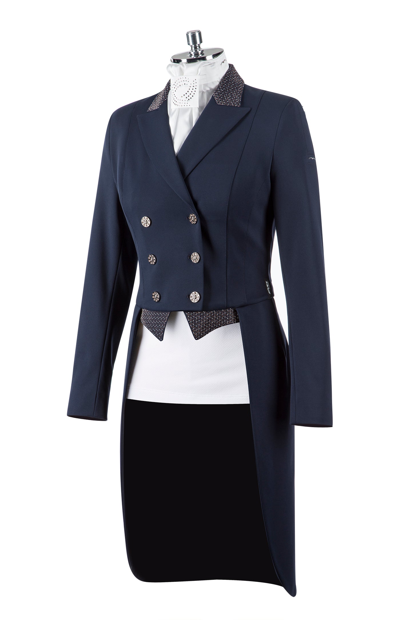 Animo Lirose Womens Tailcoat - Navy - IT 38 / NZ 6