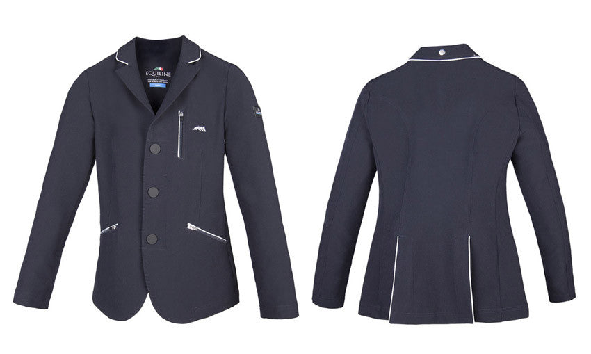 Equiline Denny Boy's Competition Jacket- Black 14/15