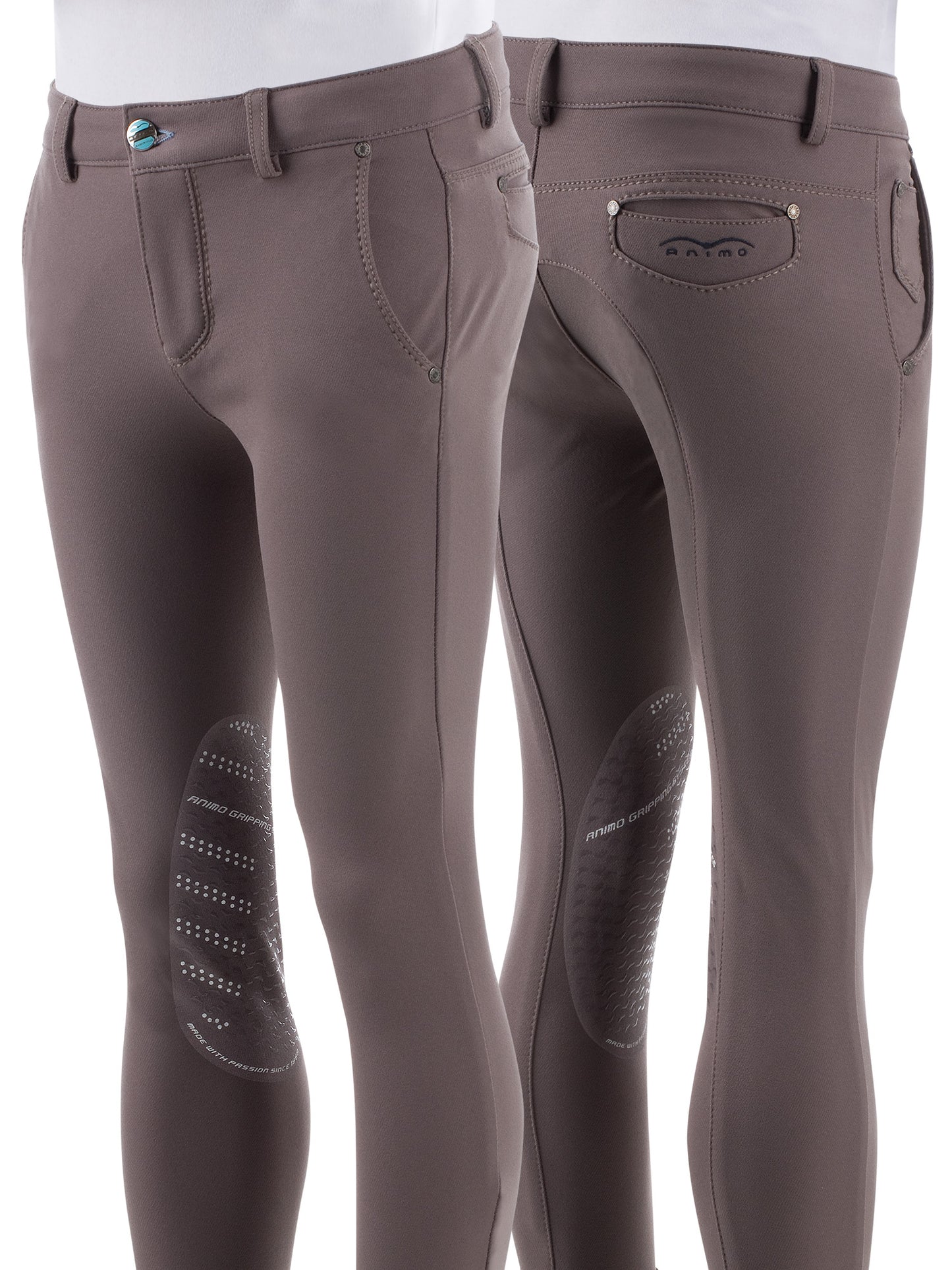 Animo Menny Boys Riding Breeches - White 11