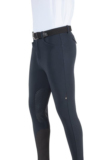 Equiline Albertk Mens Knee Grip Breeches - White IT 50
