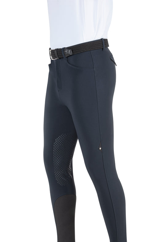 Equiline Albertk Mens Knee Grip Breeches - White IT 50