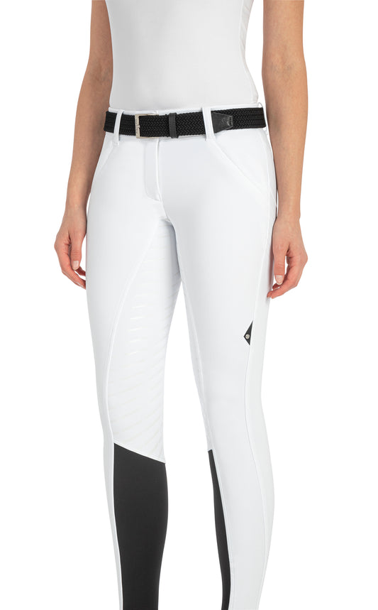 EQUILINE WOMENS X SHAPE  BREECHES – FULL GRIP - IT 40 / NZ 8 - White