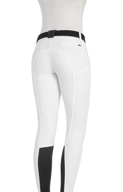 EQUILINE WOMENS X SHAPE  BREECHES – FULL GRIP - IT 40 / NZ 8 - White