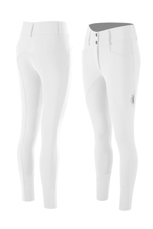 Animo Nico High Waist Full Grip Womens Breeches - IT 38 / NZ 6