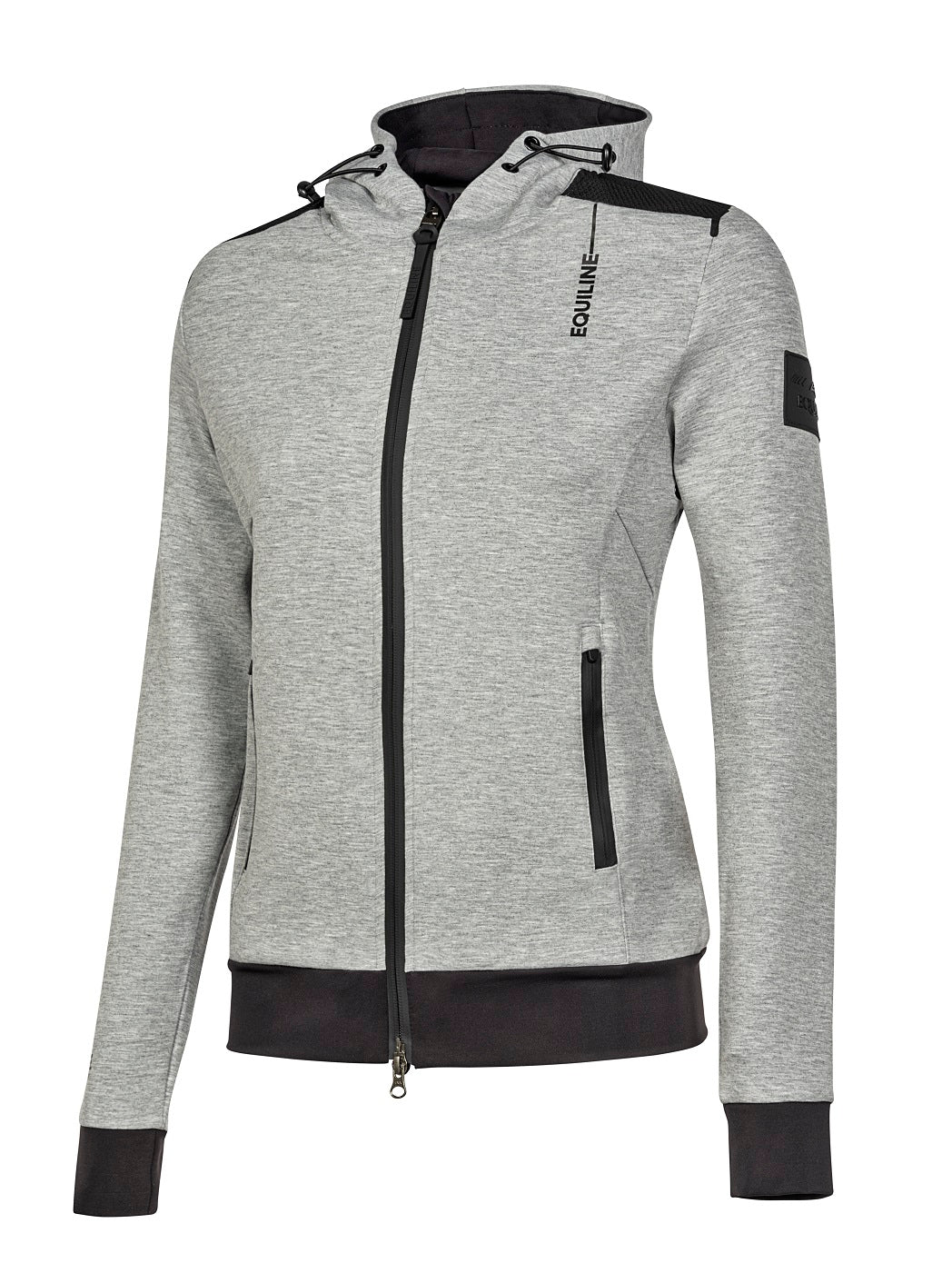 Equiline Cerrac High Tech Womens Fleece- Large Grey