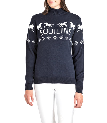 Equiline Rudolph Womens Turtleneck Jumper