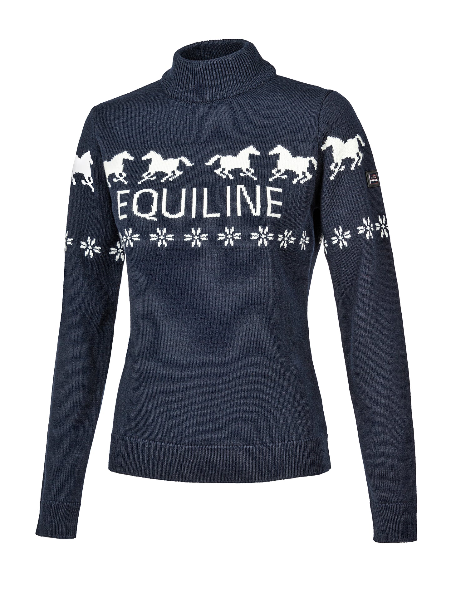 Equiline Rudolph Womens Turtleneck Jumper