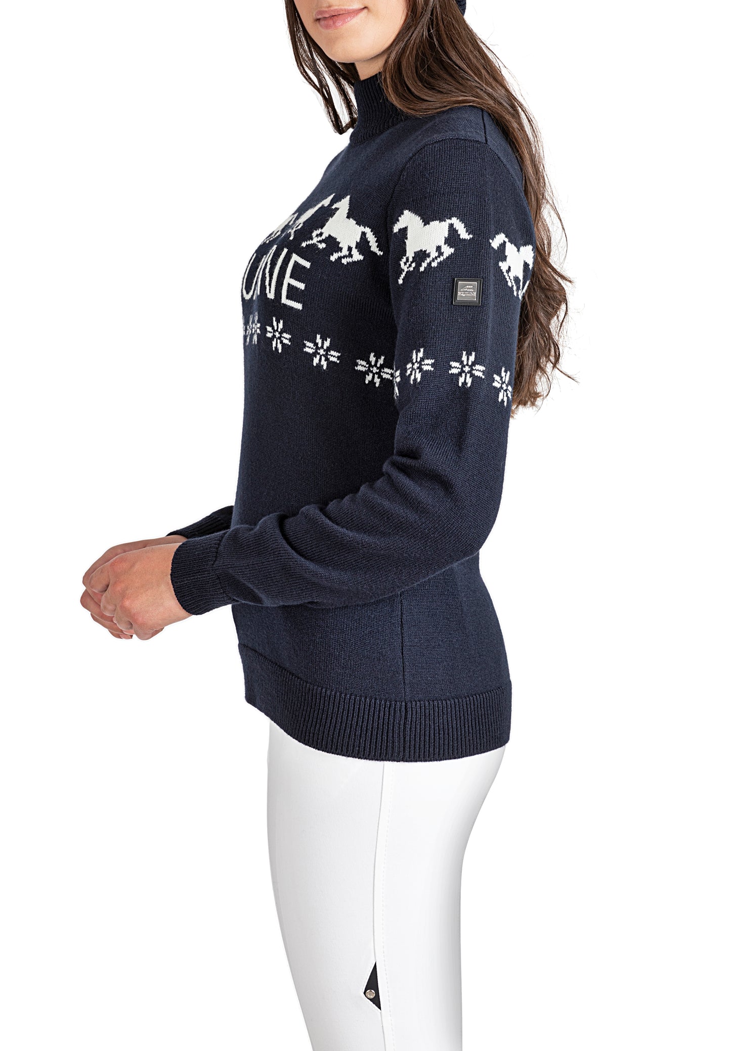 Equiline Rudolph Womens Turtleneck Jumper