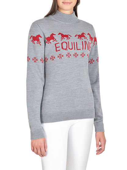 Equiline Rudolph Womens Turtleneck Jumper