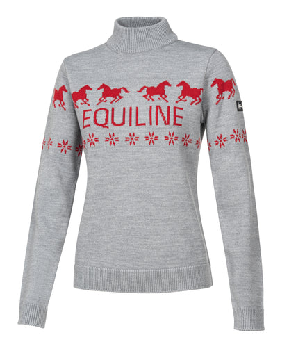 Equiline Rudolph Womens Turtleneck Jumper