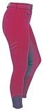 Cavallino Performance Contrast Pink  Womens Breeches - NZ 6