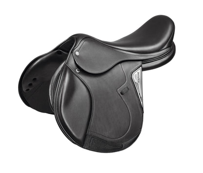 Equiline Elite Saddle SJ102 W/T - Black 17" Wide