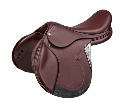 Equiline Elite Saddle SJ102 W/T - Black 17" Wide