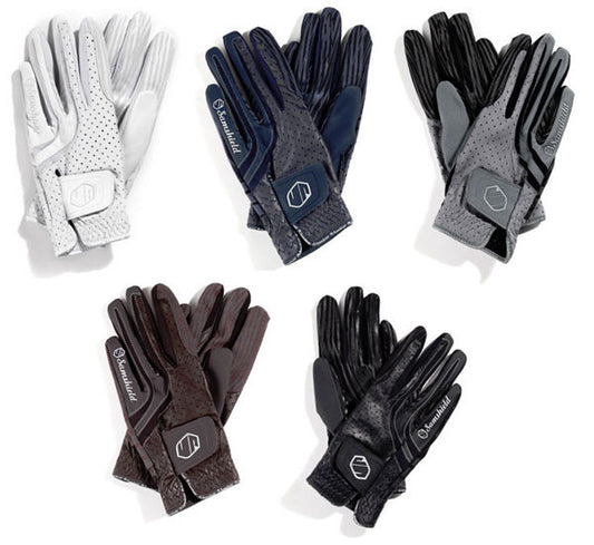 Samshield V-skin  WHITE Synthetic Leather Grip Gloves - Sale Bin!